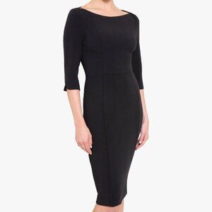 Black Halo Marissa Sheath Dress, Black, Size 6